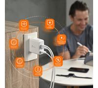 J5create 70W Gan Usb-C 4-Port Charger