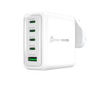 j5create JUP53100 100W GaN USB-C® 5-Port Charger