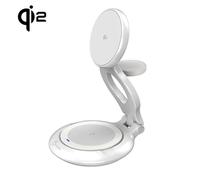 j5create Qi2 3-in-1 Magnetic Foldable Wireless Charging Station
