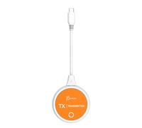 j5create JVAW62 ScreenCast USB-C® Wireless Display HDMI™ Extender, White and Orange