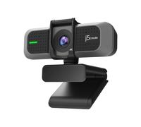 j5create JVU430 USB 4K Ultra HD Webcam, N/A Video Capture Resolution, Black and Silver