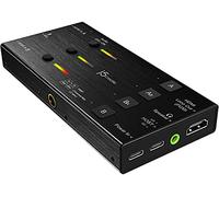 j5create Live Video Capture Card - Dual HDMI to USB-C, Supports 1080p 60Hz Video and Audio Recording, Power Delivery 60W Pass Through, Ideal for PC Xbox Playstation Android Game Live Streaming(JVA06)