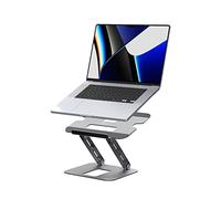 j5create Multi-Angle Aluminum Laptop Stand, Ergonomic Notebook Riser, Suitable for MacBook, Dell, HP, Lenovo, Fits most laptops up to 16 in (JTS127)
