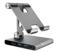 j5create JTS224 Multi-Angle Stand with Docking Station for iPad Pro