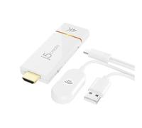 j5create ScreenCast 4k Wireless Display Adapter Receiver - Mirrors Phone Tablet Laptop to HDTV - Compatible with MiraCast AirPlay Android Windows 10 PC iOS iPhone Tablet (JVAW76)