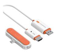 j5create ScreenCast Mini Duo Type-C Wireless HDMI Transmitter and Receiver, Plug&Play 1080p@60Hz Low Latency 5G+2.4G Output for Streaming from Phone/Tablet to TV (JVAW60)