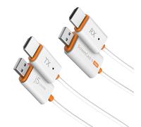 j5create ScreenCast Mini Wireless HDMI Transmitter and Receiver, 1080p@60Hz 5G+2.4G Low Latency FHD Wireless Display Adapter for Streaming from Laptop/Tablet/Phone to TV/Monitor/Projector (JVAW65)