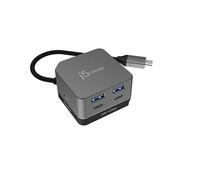 j5create USB-C Hub 4K@144Hz HDMI with 100W Fast Charge and Flexible Ports