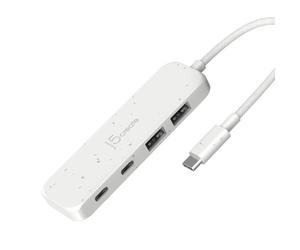 J5create USB-C to 4-Port Type-C & Type-A Gen 2 Hub Versatile USB-C hub with four Gen 2 ports, combining USB-C and USB-A connectivity for fast,