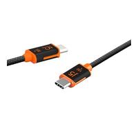 j5create USB C to USB C 100W Fast Charging Cable 5.9ft / 1.8m, Double Braided, Built-In E-Marker Chip, for iPhone 15, MacBook, Samsung Galaxy, iPad Pro, iPad mini, Tablet, Laptop (JUCX25L18)