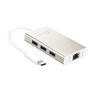 j5create USB-C® Multi-Adapter Gigabit Ethernet/USB™ 3.1 HUB