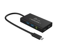 j5create JVA01 Video Capture USB™ Hub， Space GREY