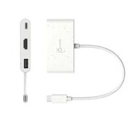 J5CRreate USB-C to HDMI & USB-A Power Delivery USB-C multi-adapter with 4K HDMI, USB-A data port and Power Delivery pass-through, ideal for modern