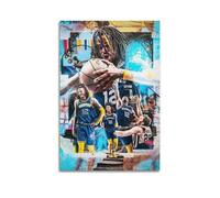 Ja Basketball Morant 4 Canvas Poster Bedroom Decor Landscape Office Room Decor Gift 24x36inch(60x90cm)