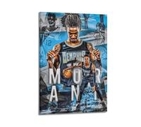 Ja Basketball Morant Canvas Poster Wall Art Decor Print Picture Paintings for Living Room Bedroom Decoration 16x24inch(40x60cm)
