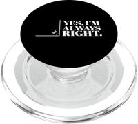 Ja bin ich immer recht! Cool Mathe Gift PopSockets PopGrip for MagSafe