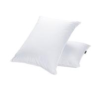JA COMFORTS Goose Feather Down Bed Pillows for Sleeping(2 Packs)-Standard/Queen,High Fill Weight,Double-Layer Downproof Fabric Design,Goose Down Filling,600 Thread Count,Cotton Cover