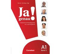 Ja genau!: Kurs- und Ubungsbuch mit Losungen und CD A1 Band 2