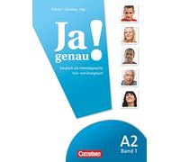 Ja genau!: Kurs- und Ubungsbuch mit Losungen und CD A2 Band 1