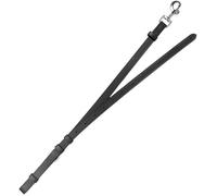 JA Horse JA3003 Leather Reins - Adjustable Leather Side Reins Made of High-Quality Leather for Lunging & Dressage Training (Black, Full/Warmblood)