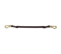JA Horse JA3010 Saddle Grip Strap Leder-PRO Made of High-Quality Leather with Copper Hooks Robust Saddle Strap Professional Quality for Maximum Safety and Durability (Brown)