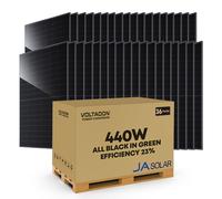 JA Solar 450Watt Dual Glass Black Solar PV Panel Double - Full Pallet 36 Modules