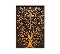 Jaali & Mughal Pattern Art Print_ Traditional Indian Design Canvas Poster Wall Art Decor Print Picture Paintings for Living Room Bedroom Decoration 12" L X 18" W