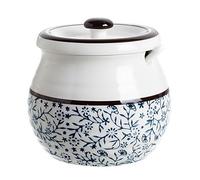 Jaamyears Ceramic Sugar Bowl with Lid and Spoon, Ceramic Sugar Bowl with Spoon, Sugar Dish, Sugar Container, Sugar Holder for Coffee Bar