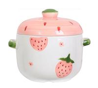 Jaamyears Onion Soup Bowls 500ml, Cute Soup Mug with Handles and Lid, Ceramic Soup Crocks Oven Safe