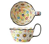 Jaamyears Soup Bowl with Handles, Large Soup Mug, 1000ml Ramen Bowl Asian Pho Udon Noodle Bowls Microwave Safe