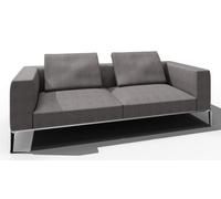 Jaan Living 3 Seater Sofa with 2 Back Cushions Preferred Combination Walter Knoll Fabric Garbo Moonlight - WALTER KNOLL 782 30 GARBO MOON