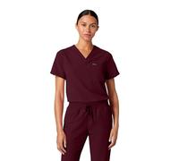 JAANUU Rhena Women's V-Neck 1-Pocket Scrub Top, UltaLAST Stretch Fabric