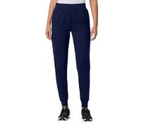 JAANUU Rubi Women's Scrub Joggers Slim Fit 6-Pocket Ultrasoft 4-Way Stretch Knit Moisture-Wicking Medical Scrub Jogger Pants, Midnight Navy, Large