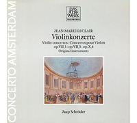 Jaap Schroder - Leclair: Violin Concertos [Japan CD] WPCS-16172