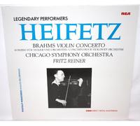 Jaascha Heifetz - violin - RCA Gold Seal - GL84909: Legendary Performers - Heifetz: Brahms - Violin Concerto: Fritz Reiner: LP