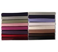 JaaZ Textile Limited 100% Egyptian Cotton 200 Thread Count Flat Sheets. Flat Bed Sheets (Navy, Pair Of Pillow Cases)