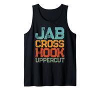 Jab Cross Hook Uppercut Women & Men Shirt Funny Boxing Tank Top