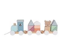 Jabadabado Train With Blocks Teddy