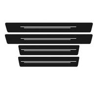 JABBNGD 4Pcs Car Door Sill Protector Strips, for VW Caddy 5 (V) SB I 2020-2024 Anti Scratch Threshold Edge Entry Guard Stickers Car Door Steps Protector