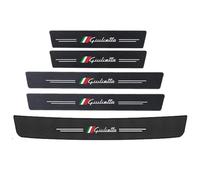 JABBNGD 5 Pcs Car Door Sill Protector, for Alfa Romeo Giulietta Protector Sill Scuff Cover Sticker Self-Adhesive Door sill protection sticker