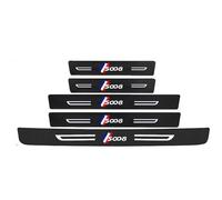 JABBNGD 5 Pcs Car Door Sill Protector, for Peugeot 5008 Protector Sill Scuff Cover Sticker Self-Adhesive Door sill protection sticker