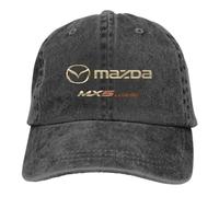 JABBNGD Cars Baseball Caps, for Mazda MX-5 2010-2024 Sport Baseball Cap Adjustable Baseball Summer Sun Hat Classic Sports Casual Cap,S-A