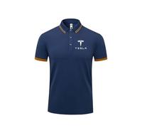 JABBNGD Men's T-Shirt, for Tesla ModeX Y Breathable Short Sleeve Tee Mens Sports T-Shirt Men's Casual Shirts Car Clothing,XL-C