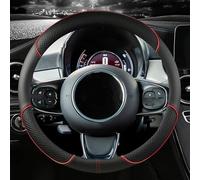 JABBNGD Steering Wheel Cover, for Jeep Cherokee Grand Cherokee 2003-2024 Car Steering Wheel Protector Anti-Slip Breathable Ergonomic Design Wear Resistant,A