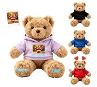 JABECODIFA Custom Teddy Bear Stuffed Animal with Photo and Text