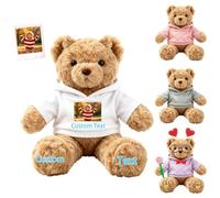 JABECODIFA Custom Teddy Bear Stuffed Animal with Photo and Text
