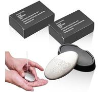 Jabon de Metal 2 Piezas Jabon Pastilla Quita Olores Jabón de Acero Inoxidable Quita Oxido Metal Pastilla Quita Olores Jabon para Eliminar Pescado Ajo Olores Fuertes de Las Manos