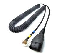 Jabra 01-0203 GN Netcom Headset Coiled Cable for GN 8000-MPA Amplifier