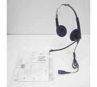 Jabra BIZ 1500 Duo (Stereo) QD Over the Head Telephone Headset Black 1519-0154