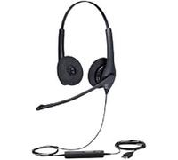 Jabra BIZ 1500 DUO Wired Headset Over-the-head USB Passive Noise Cancelling With Microphone Stereo Black